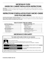 Whirlpool WMC10007AB Installation guide