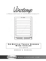 Vinotemp VT54TS Owner's manual