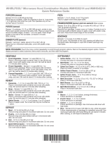 Whirlpool WMH54521HS Reference guide