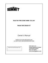 Summit Appliance SWC530LBIST User manual