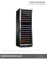 KingsBottle KBU-50D-FG Wine Cooler Manual