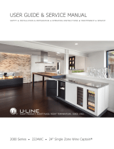 U-Line Wine Captain 2218WC User Guide and Service Manual