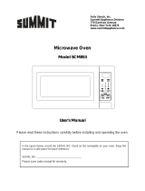 Summit SCM853 User manual