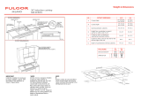 Fulgor Milano F6IT36S1 Cutout Dimensions