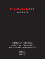 Fulgor Milano F6RT36S1 Installation guide