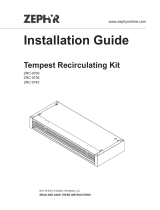 Zephyr AK7000BS Recirculating Kit Manual