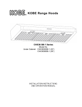 Kobe CHX3630SB-1 User manual