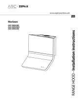 Zephyr AHZM90ABX Hood Install Manual