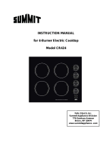 Summit CR424BL Owner's manual