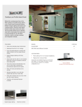 Wolf CTEIH42I Cooktop Low-Profile Island Hood Quick Reference Guide