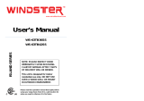 Windster WS-69TB36 User manual