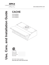 Zephyr CCAE30ASX Hood Manual