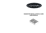Cosmo COS-S9-6 S9 6 Rangetop Manual
