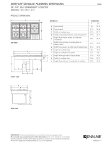 Jenn-Air JGD3536GB JGD3536G Dimensions Diagram