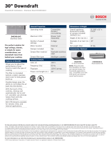 Bosch BSDHD3014UC Product information