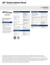Bosch  DUH36152UC  Product information
