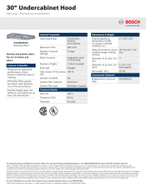 Bosch  DUH30252UC  Product information