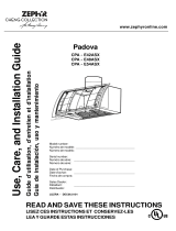 Zephyr CPAE42ASX Hood Manual