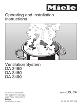 Miele 28349055USA Operating and Installation manual