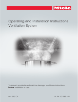 Miele 28532158USA Operating and Installation Instructions Ventilation System