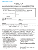 Emerson Quiet Kool EAD40EP1T User guide