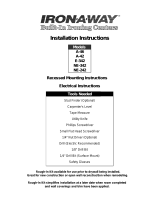 Iron-A-Way A461AU Installation guide