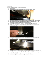 Avanti BCA5105SG-1 Door Reversal Instructions: Model BCA5105SG-1 - Beverage Cooler with Glass Door