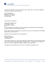 U-Line U2224BEVINT60B Compliance Document