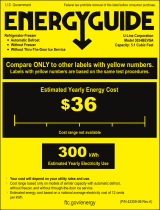 U-Line U3024BEVS13A Energy Guides US