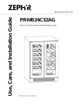 Zephyr PRWB24C32AG French Door User Manual