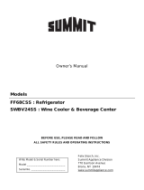Summit SWBV24SS User manual