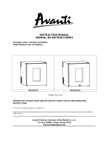 Avanti SBCA017G Instruction Manual: Model SBCA017G - 1.7 CF Deluxe Beverage Cooler