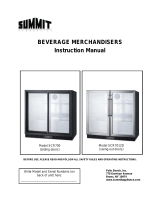 Summit SCR700B User manual