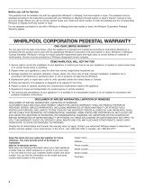 Whirlpool XHP1550VW Warranty