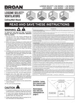 Broan  L100  Installation guide