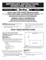 Air King BS30 Instructions Manual