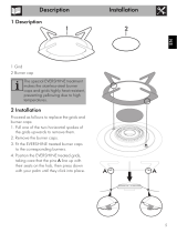 Smeg GP64ES Operating instructions