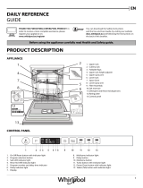 Whirlpool WIC3C23PEF Full Size Integrated Dishwasher User manual