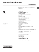 Hotpoint BHWDD 74 (UK) User guide