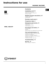 Indesit WIXL 1200 OT (UK)(V) User guide