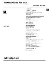 Hotpoint WTL 500 P (UK) User guide