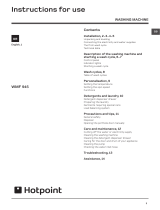 Hotpoint WMF 945 P (UK) User guide