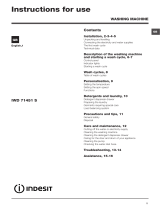 Indesit IWD 71451 S  ECO UK User guide