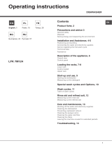 Indesit LFK 7M124 EU User guide