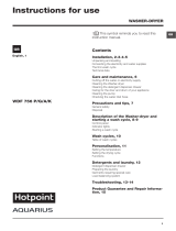 Hotpoint WDF 756P UK User guide