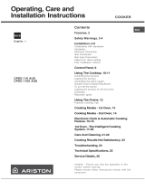 Hotpoint CPDO110 X AUS User guide