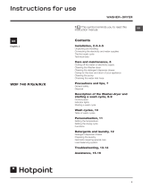 Hotpoint WDF 740 P (UK) User guide