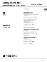 Hotpoint AQ114F 49D E UK User guide