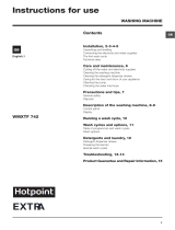 Hotpoint WMXTF 742P UK.M User guide