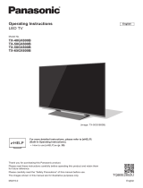 Panasonic TX40GX800B Operating instructions